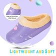 Zapatillas de Invierno para Niños Zuecos Cálidas Chico Niña Pantuflas Jardín Ultraligeros y Antideslizantes para Interiores y Exteriores (Flamenco Violeta, 28 29) For Discount