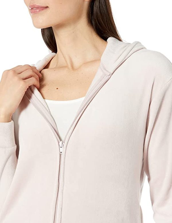 Amazon Aware Sudadera con Capucha Ajustada de Terciopelo Mujer, Lila, 3XL Discount