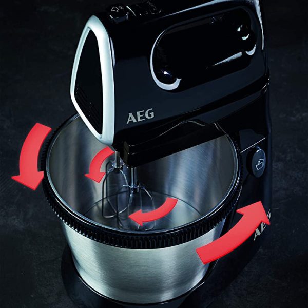 AEG SM3300 Batidora de mano 350 W Negro, Plata Reacondicionado For Sale