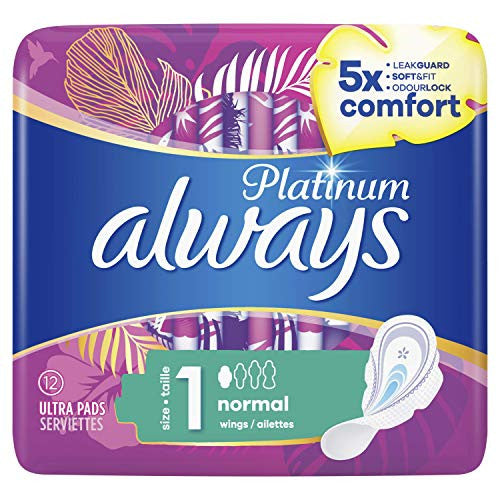 Always Platinum Normal (Tamaño 1) Alas Sanitarias 70 g Online Sale