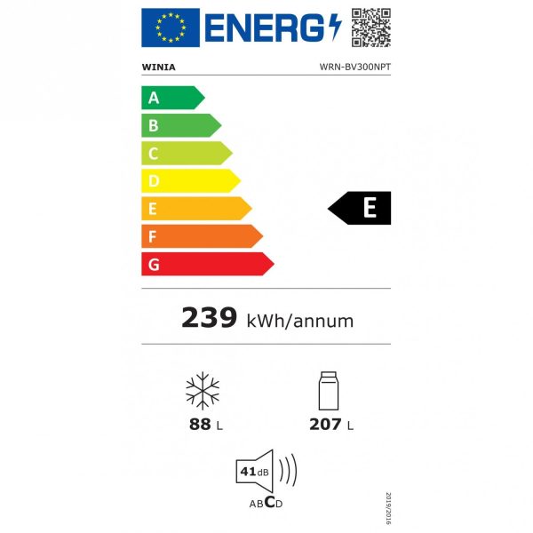 Winia WRN-BV300NPT 1.86m E NoFrost Inox Nevera For Cheap