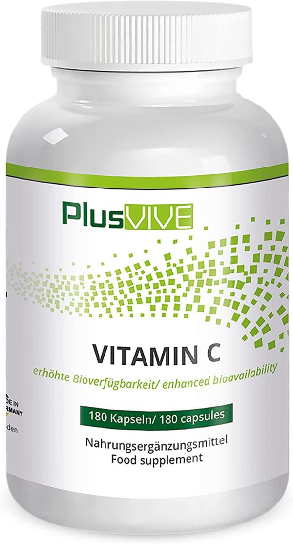 Vitamina C natural plusvive con bioflavonoides y matriz de biodisponibilidad, 180 cápsulas, sin gluten, (Caducitat:6 07 2024) Supply