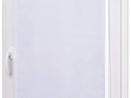 Amazon Basics - Estor opaco y enrollable, con revestimiento de color a juego, 76 x 150 cm, Blanco Hot on Sale