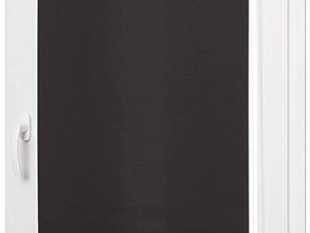 Amazon Basics - Estor opaco y enrollable, con revestimiento de color a juego, 86 x 150 cm, Negro Online