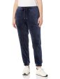 Amazon Aware Joggers Ajustados de Terciopelo Mujer, Azul Marino, 3XL Fashion