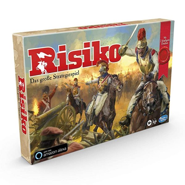 (Idioma Alemán) - Hasbro Risiko Drachenedition - Juego de Estrategia con 5 Variantes: Clásico, Misiones, Duelo 2 Jugadores, Drachen-Risiko y Turbo-Risiko For Cheap