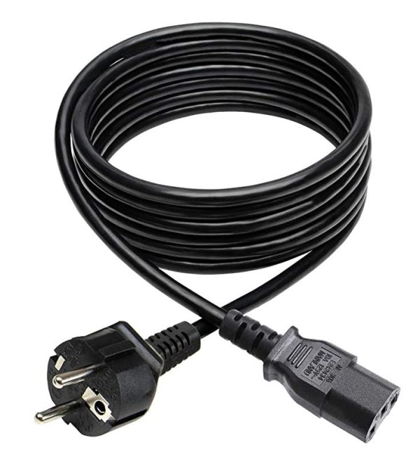 Amazon Basics - Cable de alimentación de repuesto para PlayStation 4 Pro, 2 metros, Negro (versión UE) on Sale