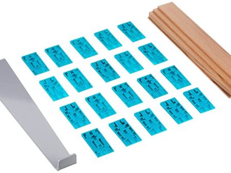 Wolfcraft Juego de colocación para laminado, entarimado, corcho de 22 pzas., 6931000, Equipo básico para colocación de suelo a un precio atractivo on Sale