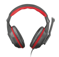 Trust Ziva Auriculares Gaming con Cable, Micrófono Retráctil, Entrada de 3.5mm Negro Rojo Online