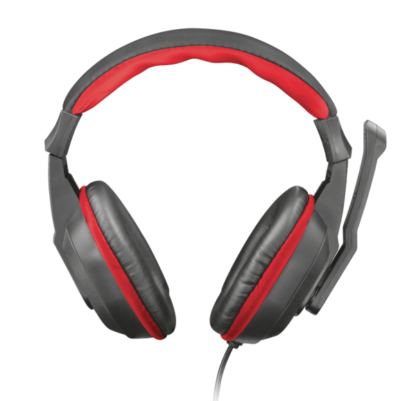 Trust Ziva Auriculares Gaming con Cable, Micrófono Retráctil, Entrada de 3.5mm Negro Rojo Online