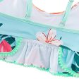 Aideaone Bikini para niña, traje de baño de dos piezas, traje de baño con impresión 3D, resistente a los rayos UV,, Sirena B04, 9-10 Años Reacondicionado Online now