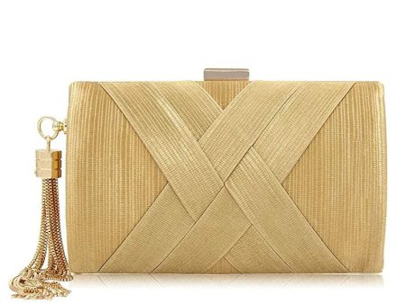 Topfive Bolsos de embrague de las mujeres de oro bolso de noche para las mujeres elegante boda nupcial partido bolso bolsos Online