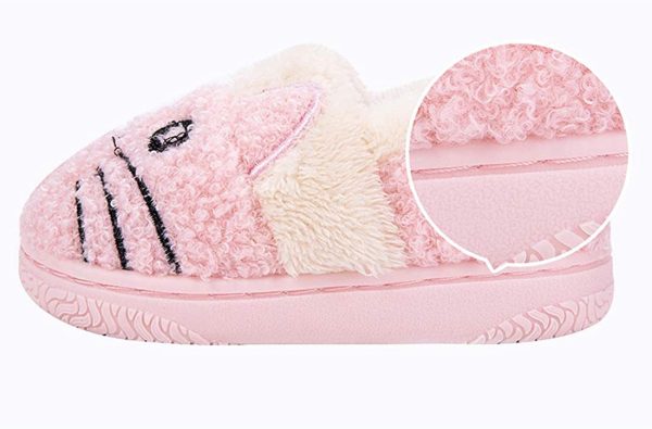 Zapatillas de Estar por Casa para Niñas Niños Invierno Zapatillas Interior Casa Caliente Pantuflas Unisex Rosa2 23-24 EU (Fabricante: 16-17) Online Hot Sale