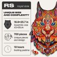 Unidragon Rompecabezas Originales de Madera- Lince Gentil, 700 Piezas, Tamaño Grande 43 x 65 cm, Bonito Paquete de Regalo, Forma Única, Mejor Regalo para Adultos y Niños Online now