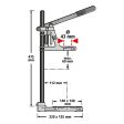 Wolfcraft 3406000 - Soporte de taladro universal con columna redonda (CE), 475 x 220 x 155 mm Online