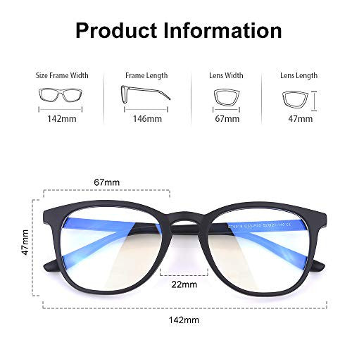 Vimbloom Gafas Ordenador Gaming UV Luz Filtro Proteccion Azul Mujer Hombre Para Antifatiga Gafas Luz Azul VI387 Reacondicionado For Cheap