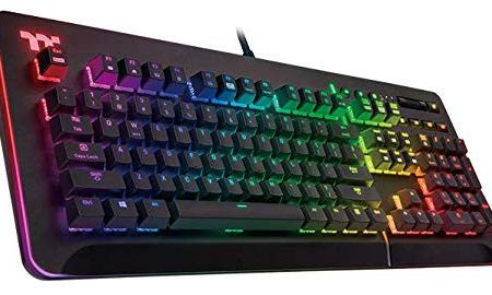 Thermaltake Nivel 20 RGB Teclado mecánico Gaming Cherry MX Speed Silver, 16.8M Color RGB, Alexa Control de voz y Razer Chroma Sync compatible, KB-LVT-SSBRUS-01 Cheap