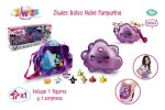 Ziwies-Bolso Nube Purpurina y 8 figuritas coleccionables, niñas a partir de 4 a 8 años, (Famosa 700015603) Fashion