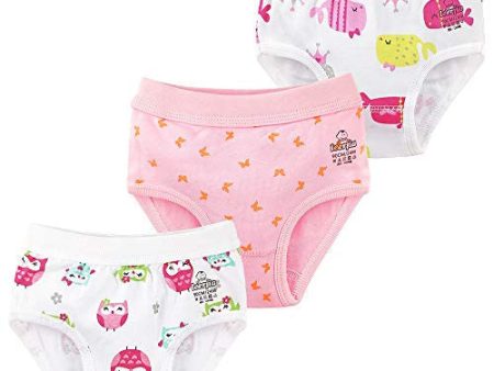 Yuwao Paquete de 3 Niño Niña Calzoncillos Slips Bóxers de Algodón Super Suave Ropa Interior para Bebé 3-4 Años Hot on Sale