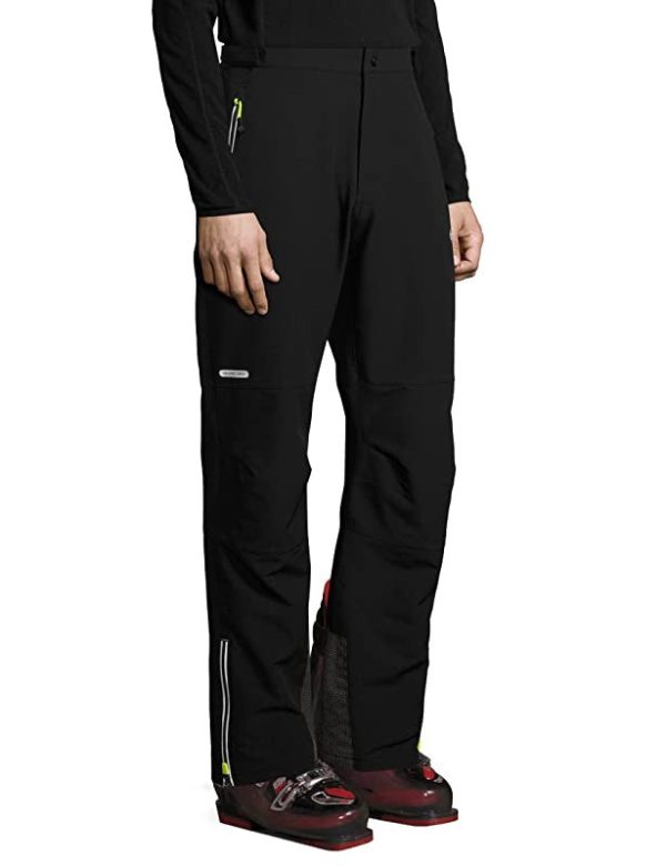 Ultrasport Basic Pantalones de montaña deportes de invierno para hombre Rex, softshell, pantalones funcionales para hombre, sobrepantalones de invierno, p. ej. para el esquí de fondo, Negro, 2XL Online