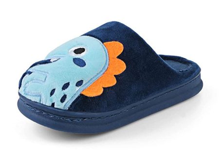 Wysbaoshu Zapatillas de Casa de para Niños Niñas Pantuflas Antideslizante Calentar de Invierno Peluche Zapatillas Azul 28 29 EU For Sale