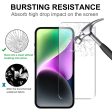 2Pcs 2.5D Arc Edge HD Clear Screen Protector for iPhone 15 , Anti-explosion Tempered Glass Screen Film For Sale