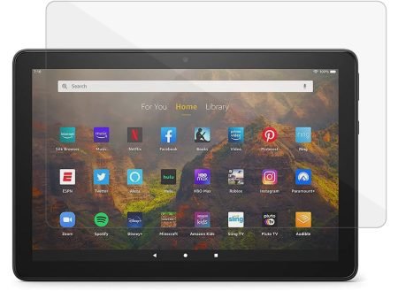 Screen Protector for Amazon Fire HD 10 (2023) , Full Coverage Straight Edge Tempered Glass Tablet Screen Film Online